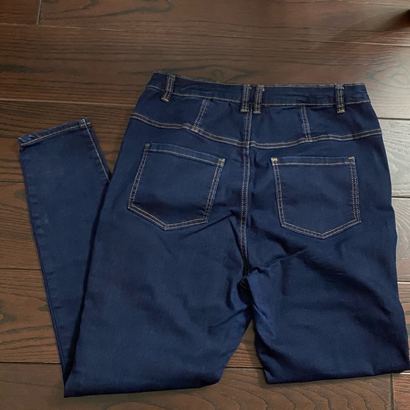 US15 Tiered High-Waist Skinny Jeans - Picture 2 of 3